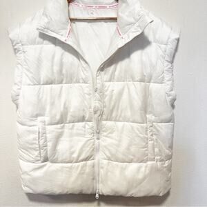 FP Movement FREE PEOPLE In A Bubble Puffer Vest WHITE Medium